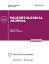 PALEONTOLOGICAL JOURNAL雜志封面